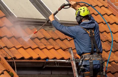 Démoussage et hydrofuge de toiture à Esclavelles